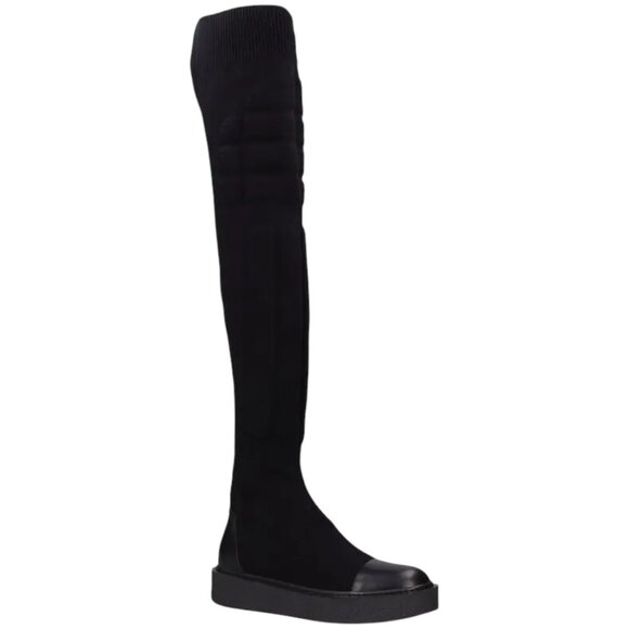 NIB max mara  35mm wooly knit over-the-knee boots